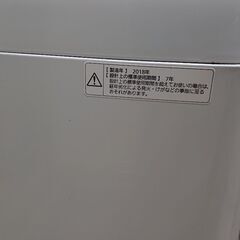 Panasonic 洗濯機 NA-F60PB11 6kg 2018年製 引取限定の画像