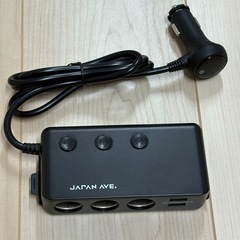 JAPAN AVE. 3連ソケット USBポート付きの画像