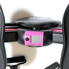 ツイストステッパー デジタルカウンター付き エクササイズバンド付き ピンクの画像