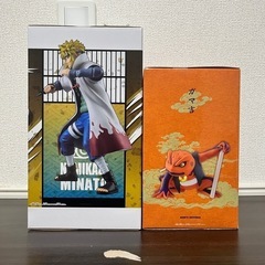 NARUTO　ナル卜　疾風伝 Grandista 波風ミナト　ソフビフィギュア　ガマ吉の画像
