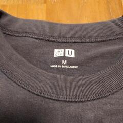 ユニクロ Tシャツ　グレー Mの画像