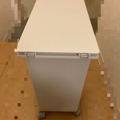キャスター付きゴミ箱　無印良品（MUJI）の画像