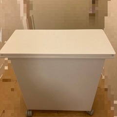 キャスター付きゴミ箱　無印良品（MUJI）の画像