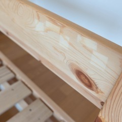 無印良品 シングルベッド パイン材　大阪　8/27(水)午後 引取可能な方の画像