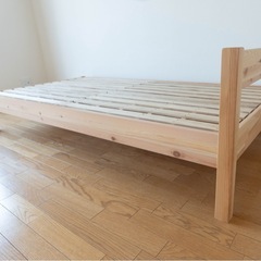 無印良品 シングルベッド パイン材　大阪　8/27(水)午後 引取可能な方の画像