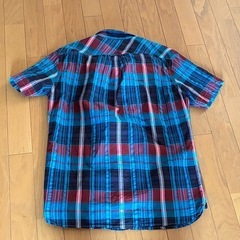 THE SHOP TK 半袖シャツ XLサイズ チェックシャツ ティーケー 中古の画像