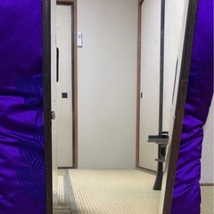 昔の鏡台の鏡  重たいですの画像