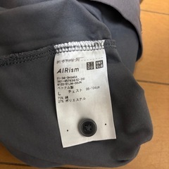 ユニクロ　エアリズム半袖シャツ　グレー　メンズ　Lサイズの画像