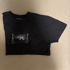 ケニア製半袖Tシャツ(黒)Mサイズの画像