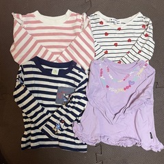ベビー服　90 女の子　長袖の画像
