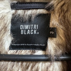 DIMITRI BLACK ファー付きジャケットの画像