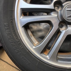 ホンダ　タイヤ　ブリヂストン　155/65r14の画像