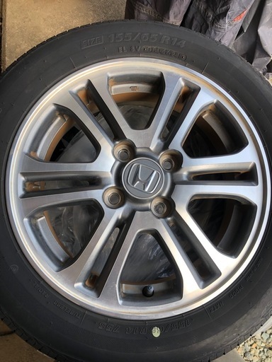 ホンダ　タイヤ　ブリヂストン　155/65r14