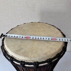 美品　亀柄　伝統民族楽器 JEMBE ジャンベ 西アフリカ 打楽器　50cmの画像