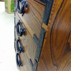 本格的　民芸箪笥　岩谷堂 箪笥の金具より上　タンス　箪笥の画像