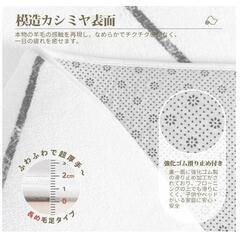 再1 【0.7畳分】絨毯 カーペット ラグマット Beddiny シャギーラグ ホットカーペット対応　8/30までの画像