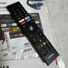 美品 32型チューナーレステレビ AndroidTV 豊富コンテンツ内蔵の画像