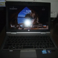 中古再生品 HP 持ち運びに便利な小型（12.5インチ）ノートPC Core i7新品SSD 240GBの画像