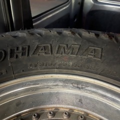本日中！GEOLANDAR LT315/75R16 マッドタイヤ4本　ホイール付きの画像