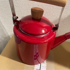 （取引中）ニトリ ホーローやかんの画像