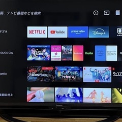 シャープ 40インチ 4K 液晶テレビ AQUOS 4T-C40AJ1 の画像