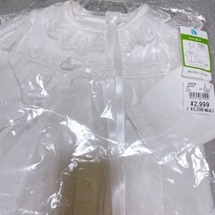 セレモニードレス 赤ちゃん 退院着 新品未使用の画像