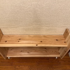 DIY キャスター付き　本棚　ラック　棚の画像
