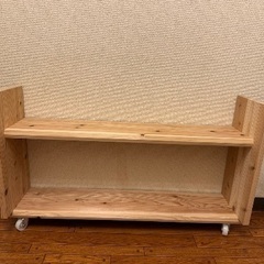 DIY キャスター付き　本棚　ラック　棚の画像