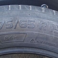 ミシュラン175/65r15　２０１５年製　2本の画像