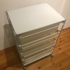 無印良品スチールユニットシェルフ　グレーの画像