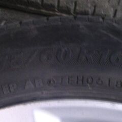 ホンダフィットRS純正ホイール6j＋53　BS175/60r16　4本の画像