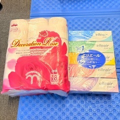 箱ティッシュ トイレットペーパー ティッシュペーパー まとめ売りの画像