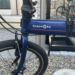 DAHON HORIZE ブルー　折りたたみ自転車の画像