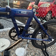 DAHON HORIZE ブルー　折りたたみ自転車の画像
