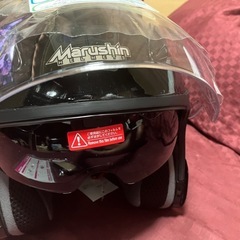 未使用　ジェットヘルメット　マルシン工業　Ｍ-430 ブラック　高性能　全排気量対応　売り切れ在庫切れの人気商品ですの画像
