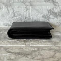 新品　財布　メンズ　二つ折り財布　コンパクト　高級感　スキミング防止　大容量の画像