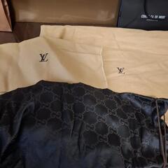 ルイ・ヴィトン　グッチ　コムサなどのショップ袋や保管袋の画像