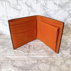 メンズ財布　レザー　スキミング防止　プレゼント　カード収納　軽量　コンパクトの画像