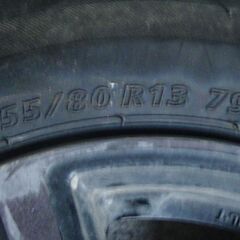 軽自動車サイズ　５J＋35　BS155/80r13の画像
