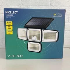 新品ソーラーライト 屋外 防水 2400mAh 防犯 346LED 人感センサーの画像