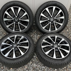 【スタッドレスタイヤ&ホイール 4本セット】  ステップワゴン　205/55R17 ピレリ製　ホンダ純正ホイール
の画像