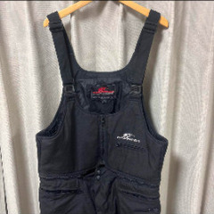 Komine バイクパンツ 黒 オーバーオール大きめサイズの画像