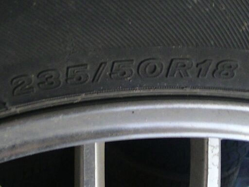 ASA 5穴 114,3 8J ＋35 BSレグノ235/50r18 4本 BBS