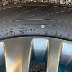 現行アルファード純正タイヤ、ホイール　新車取り外し品の画像