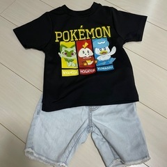 110cm 2枚セット 男の子服の画像
