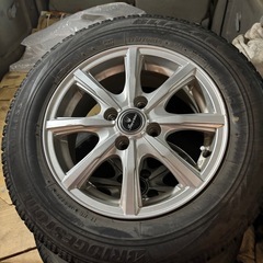 値下げ不可　インヴェルノ ホイール 14インチ 5.5J +50 4本セット　タイヤの画像