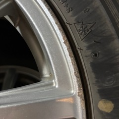 値下げ不可　インヴェルノ ホイール 14インチ 5.5J +50 4本セット　タイヤの画像