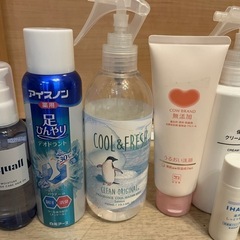 化粧水、ヘアオイル、ハンドソープなどの画像