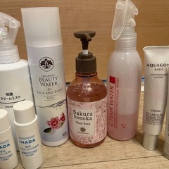 化粧水、ヘアオイル、ハンドソープなどの画像