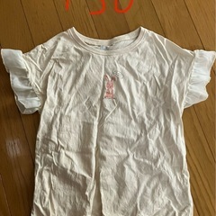 女児服 トップス 130 Tシャツ ショートパンツの画像